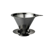 Hario - Double Mesh Metal Dripper Metal Black