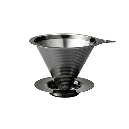 Hario - Double Mesh Metal Dripper Metal Black